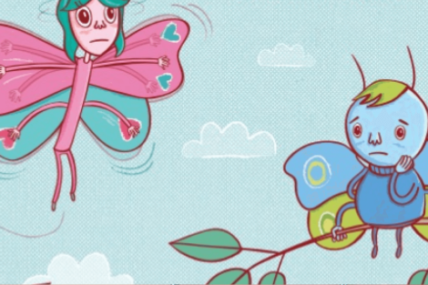 imagen-carrusel-tiroidesEl cuento de Hyper e Hypo. Las dos mariposas de la tiroides